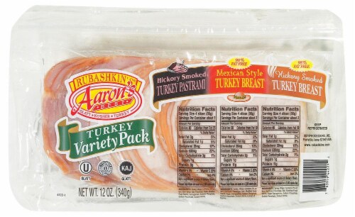 Aarons Sliced Turkey Breast Variety Pack Kosher for Passover