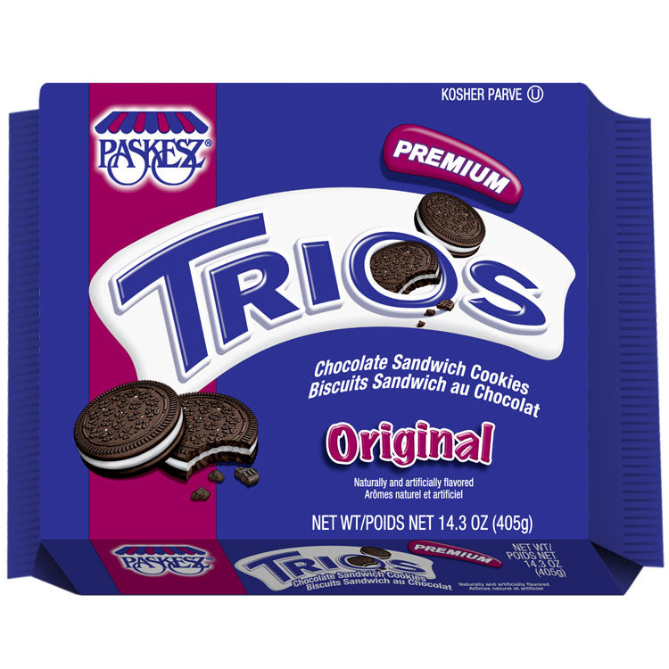 Paskesz Premium Trios Original Kosher Parve