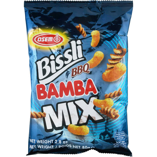Osem Bissli BBQ Bamba Mix 2.8oz Kosher Parve