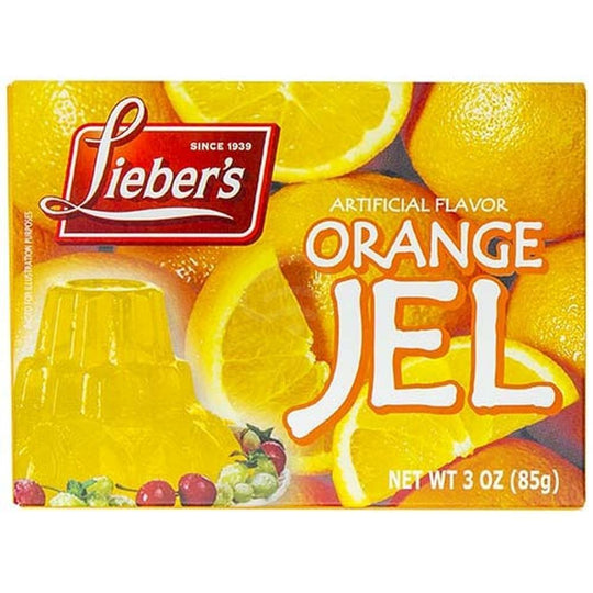 Liebers Naranja Gelatina 3 oz