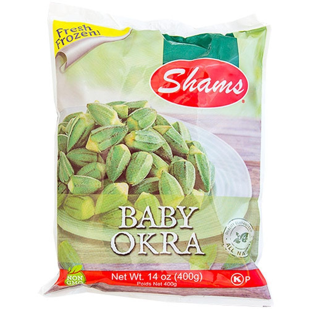 SHAMS FROZEN BABY OKRA DE 14 ONZAS