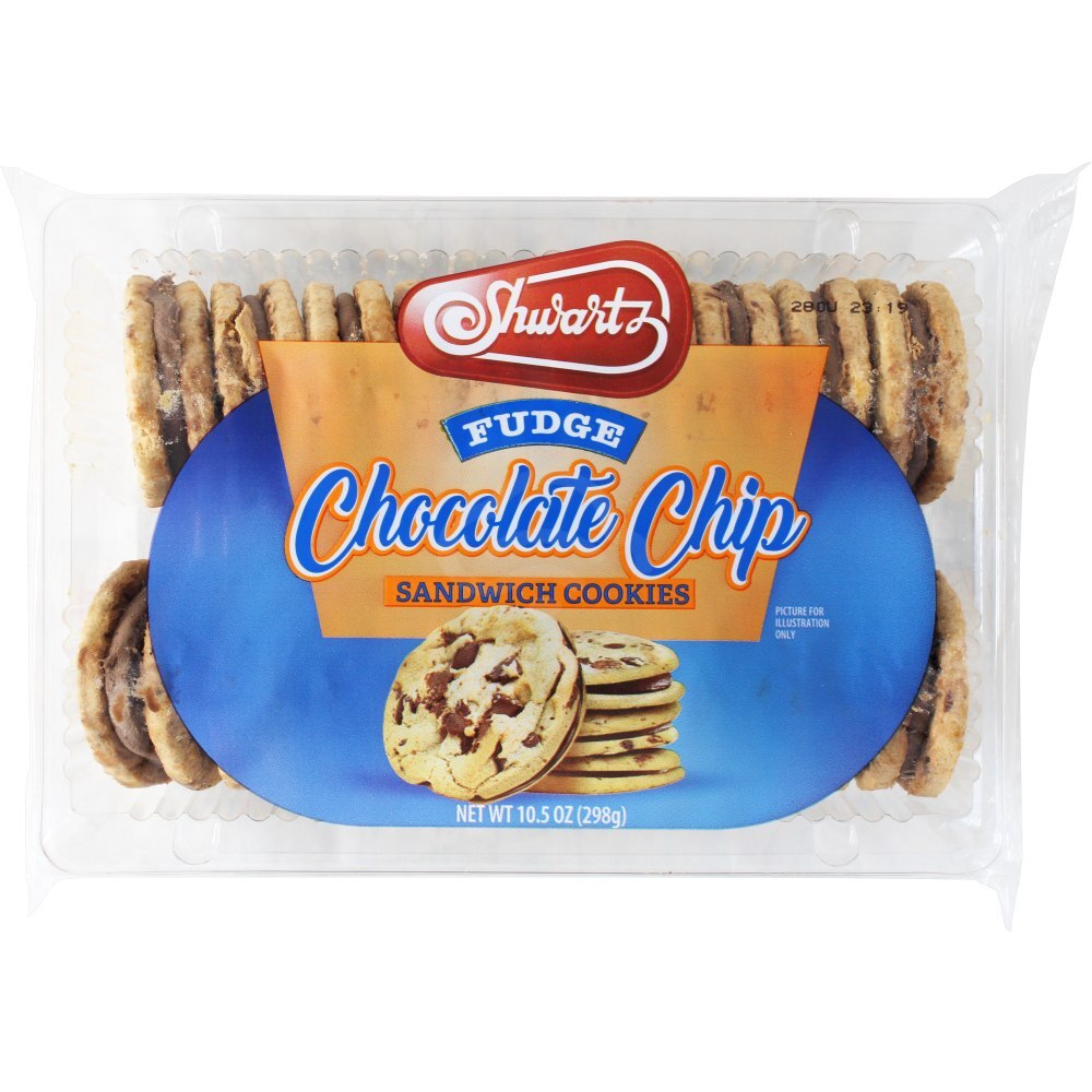 Galletas sándwich con chispas de chocolate Shwartz