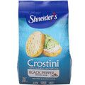 Shneirder´s Crostini Toasted Italian Bread BLACK PEPPER 4.20 Kosher Parve