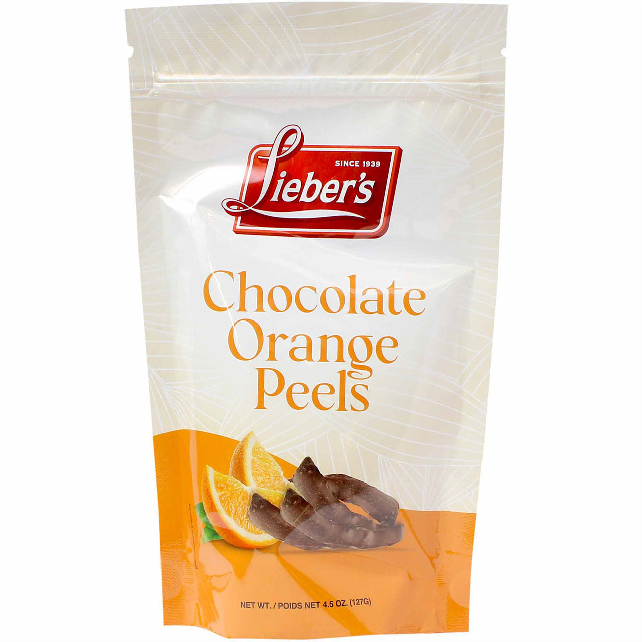 LIEBER'S Chocolate Orange Peels 4.5 oz.