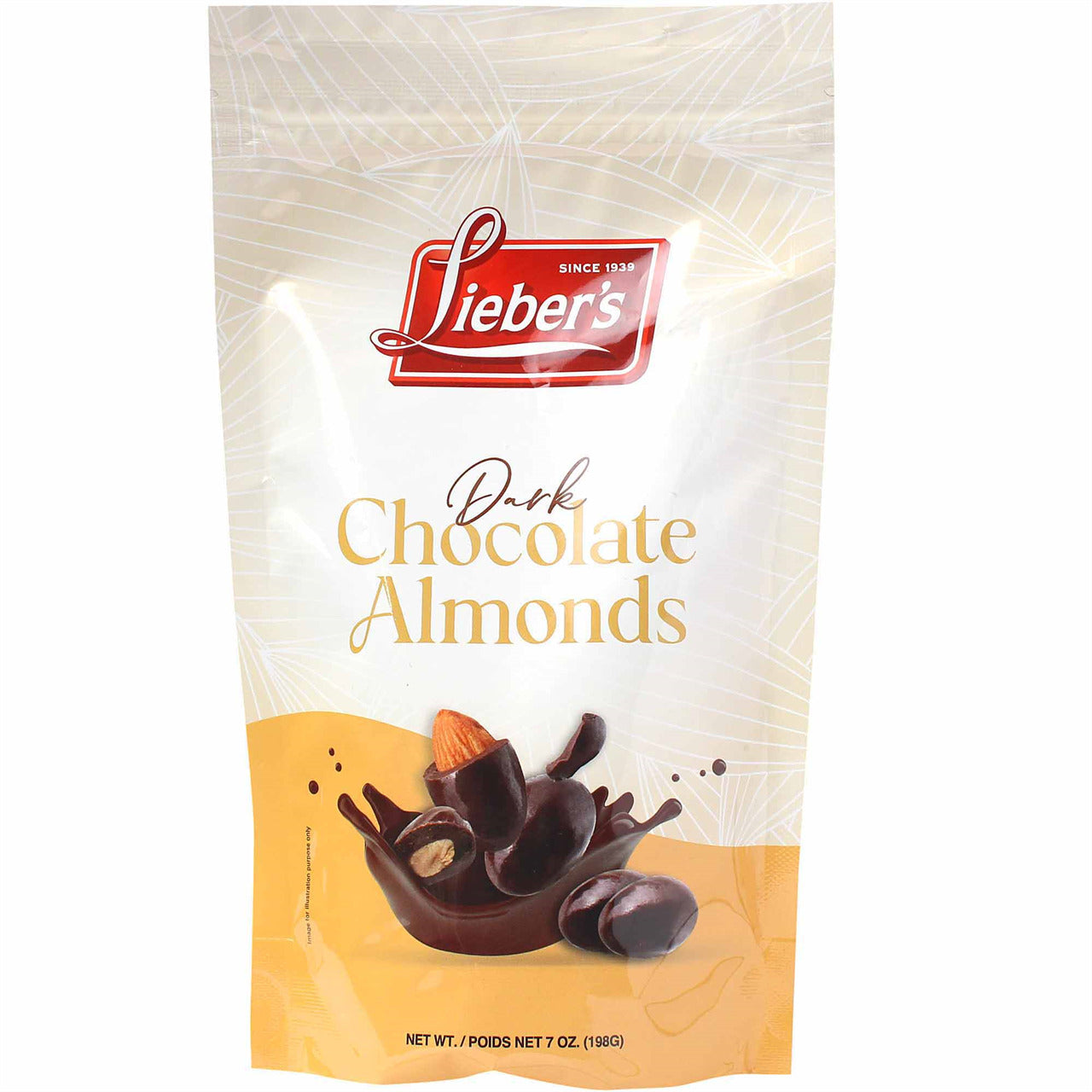 Almendras con chocolate negro Liebers