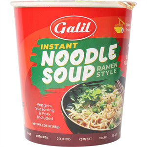 Galil Instant Noodle Soup Ramen Style Beef Flavor 2.29oz Ready in 5 Minutes