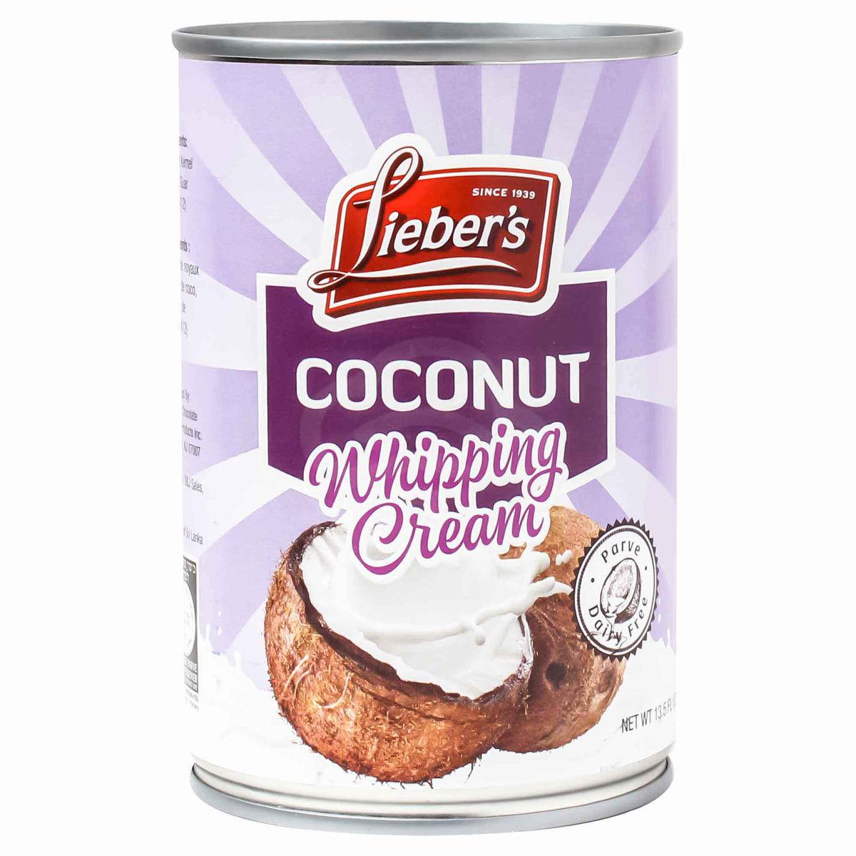 Crema Batida de Coco Lieber's 13.5 oz