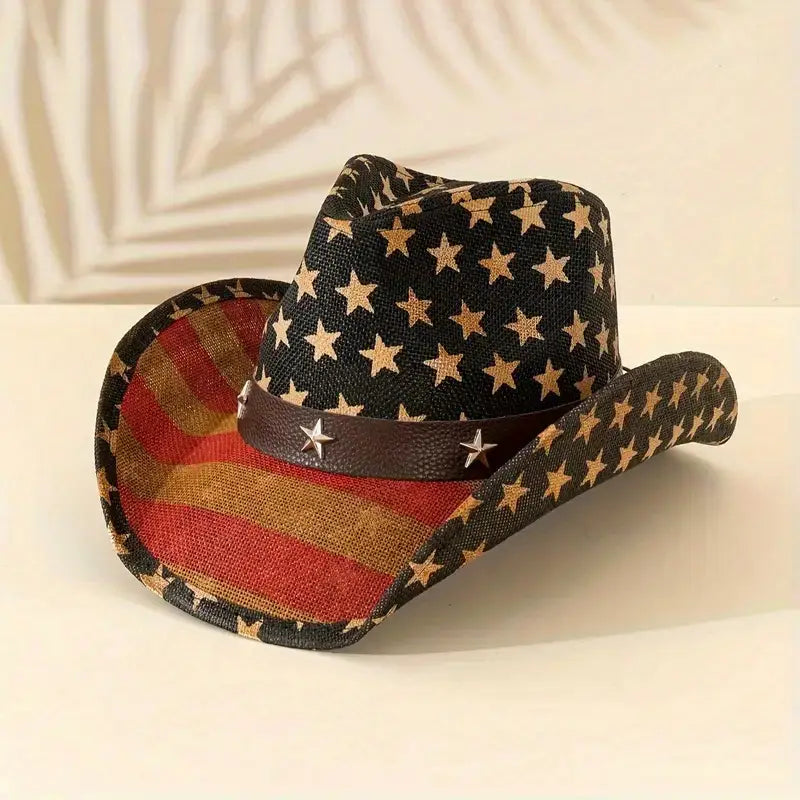 מסיבת פורים עם כובע קאובוי פטריוטי