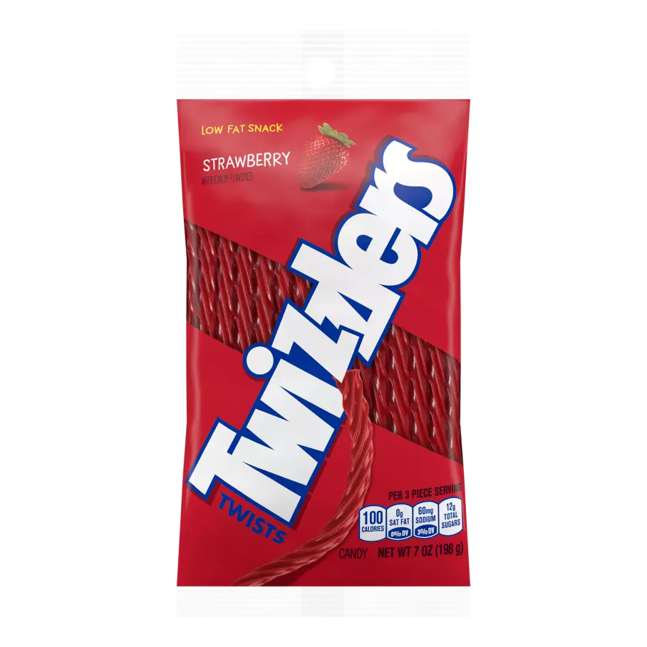 Twists  Twizzlers Strawberry Low Fat Snack KOSHER PARVE 7oz