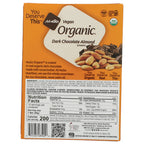NuGo Vegan Organic Dark Chocolate Almond Bar 10g Protein Kosher Parve Gluten Free