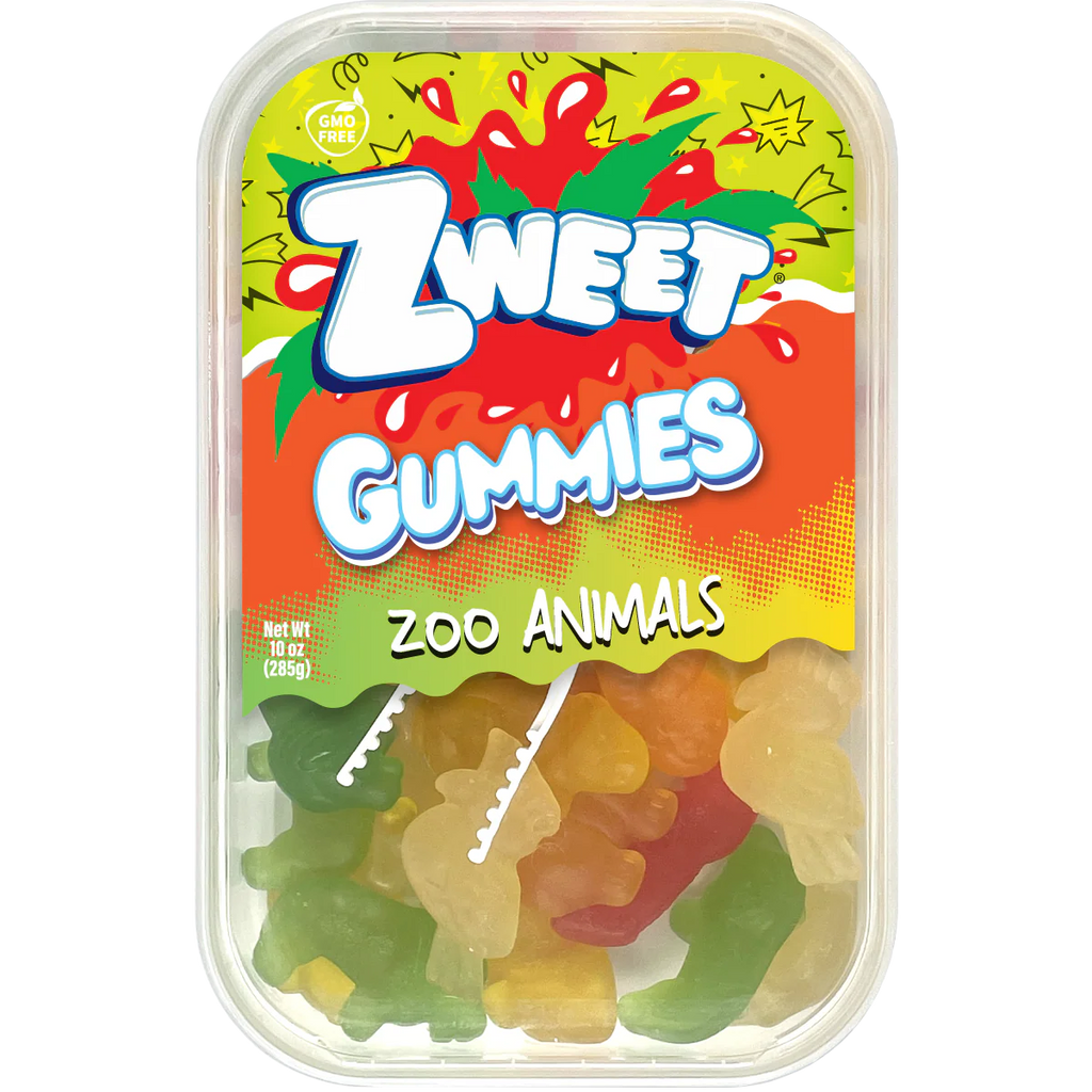 Zweet Gummies Zoo Animales Cars 10 oz