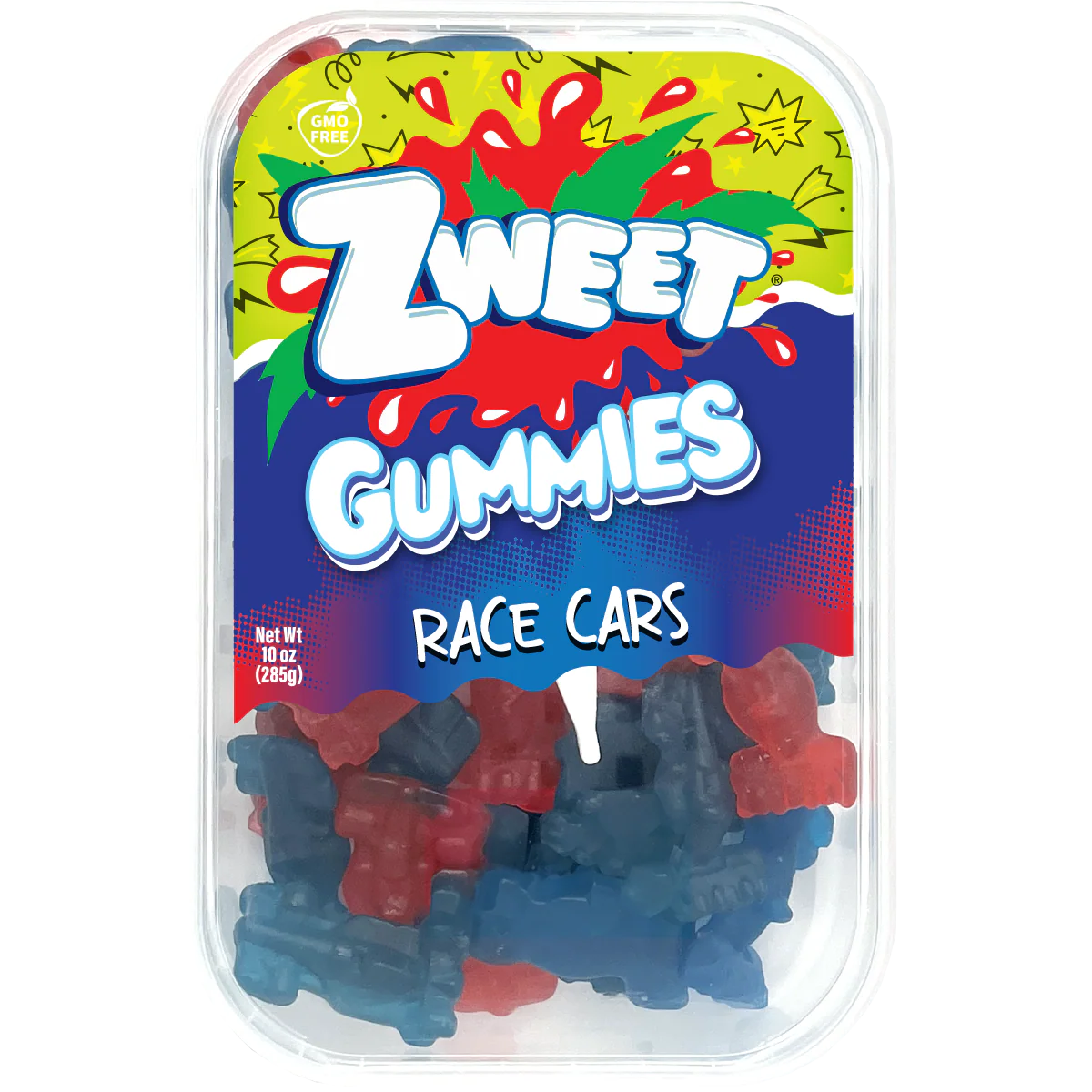 Zweet Gummies Race Cars 10 oz