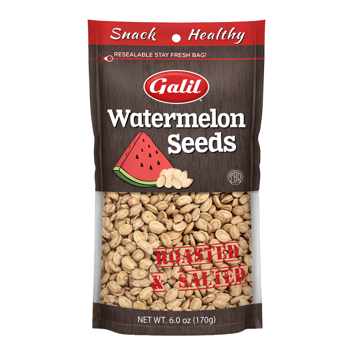Galil Watermelon Seeds Roasted & Salted 6.0 oz