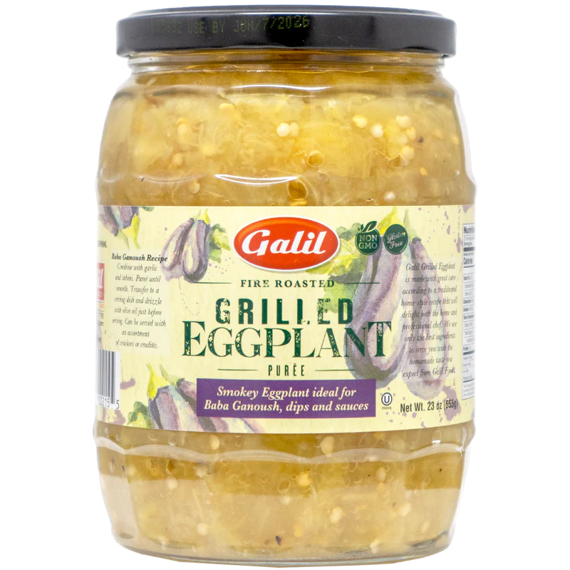 BERENJENA A LA PLANCHA GALIL ASADA AL FUEGO