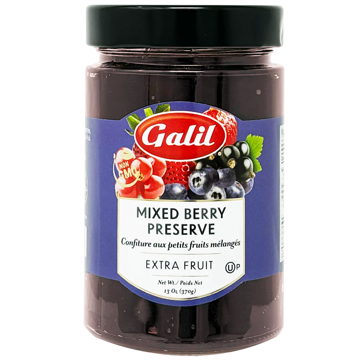 Galil Mixed Berry Preserve Extra Fruit 13 oz