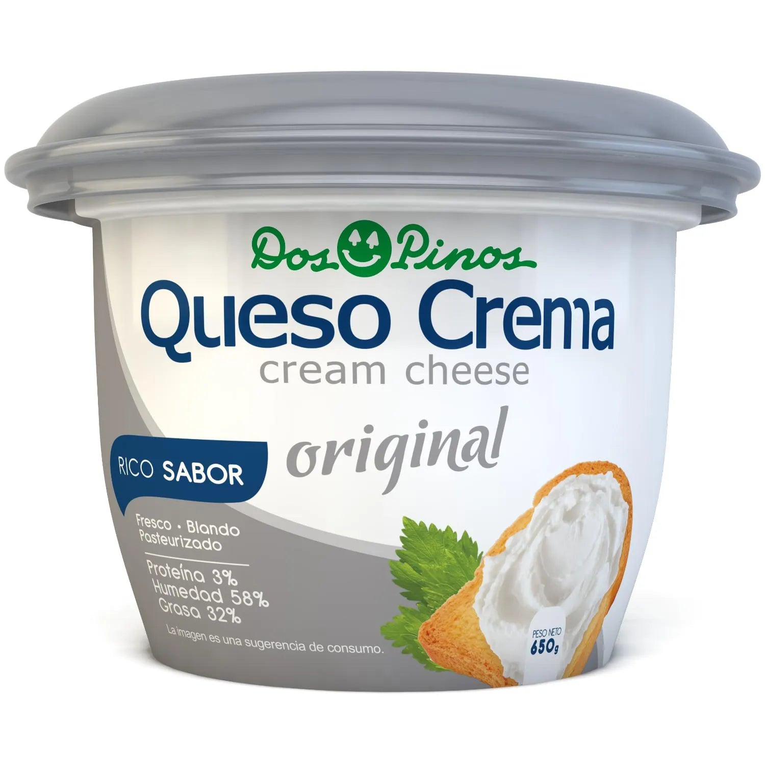 Dos Pinos Queso Crema Cream Chesse 650 g