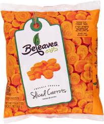 BELEAVES FROZEN SLICED CARROTS  16 oz