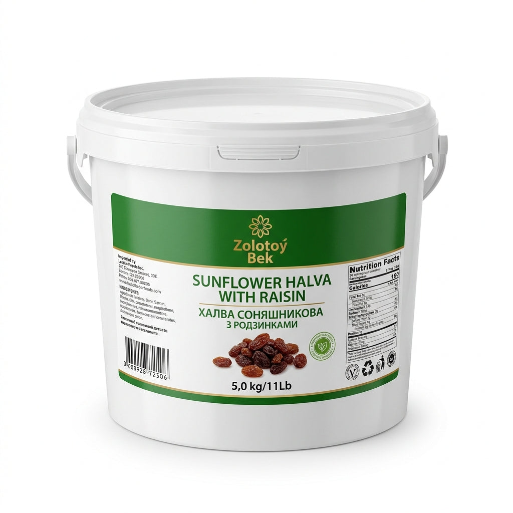 Sunflower Halva With Raisin 11,50 Lb