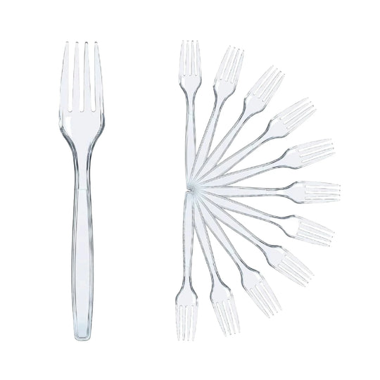 Darnel 100 Clear Dessert Forks