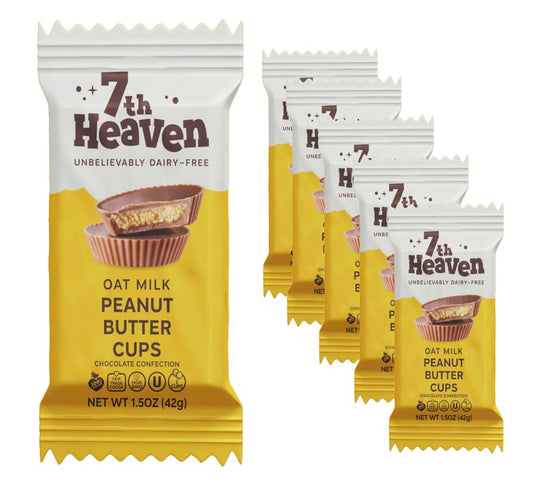 7th Heaven Copas de Mantequilla de Cacahuete con Leche de Avena 1,50 oz