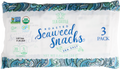 SEA CASTLE ORGANIC SEA SALT 3 PACK SEAWEED SNACK 3 X 0.18 OZ.