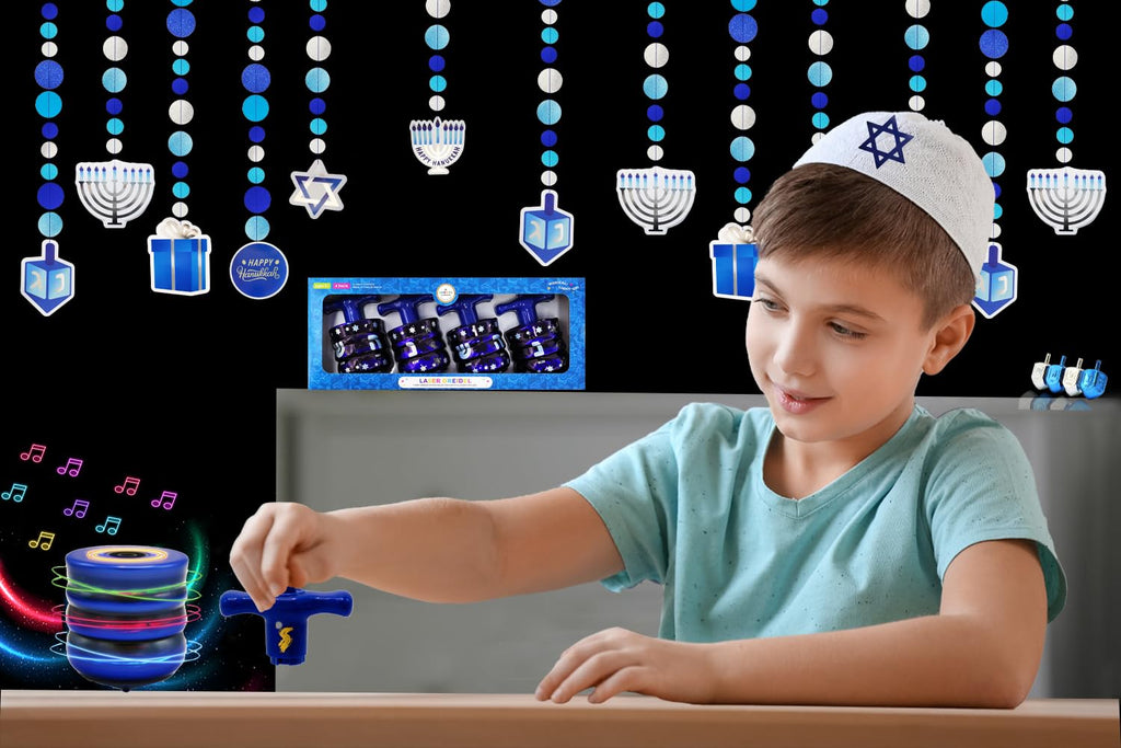 Dreidel láser para mayores de 3 años