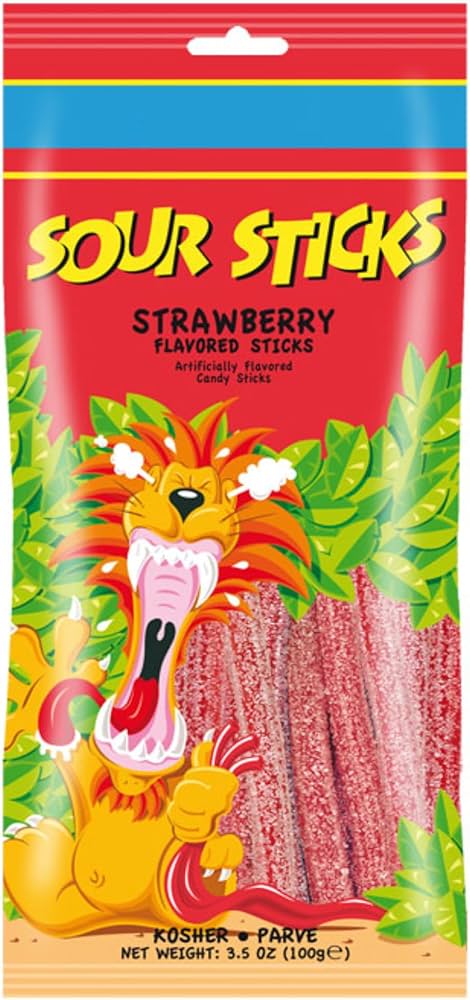 Sour Sticks Strawberry 1.75 oz