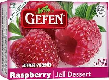 Gefen gelatina de frambuesa 3 oz