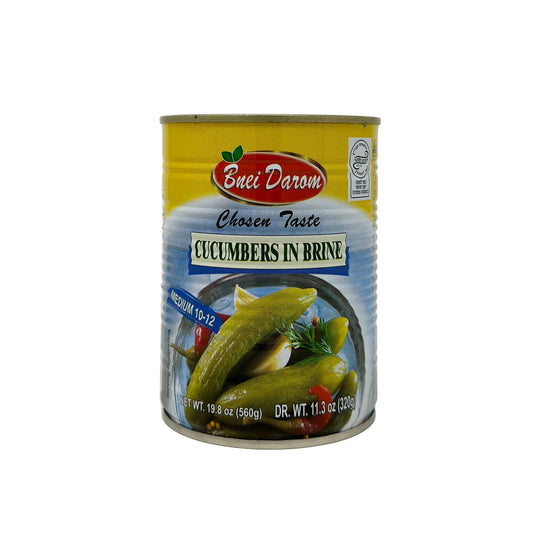 Bnei Darom Cucumbers In Brine 10-12 19.8 oz