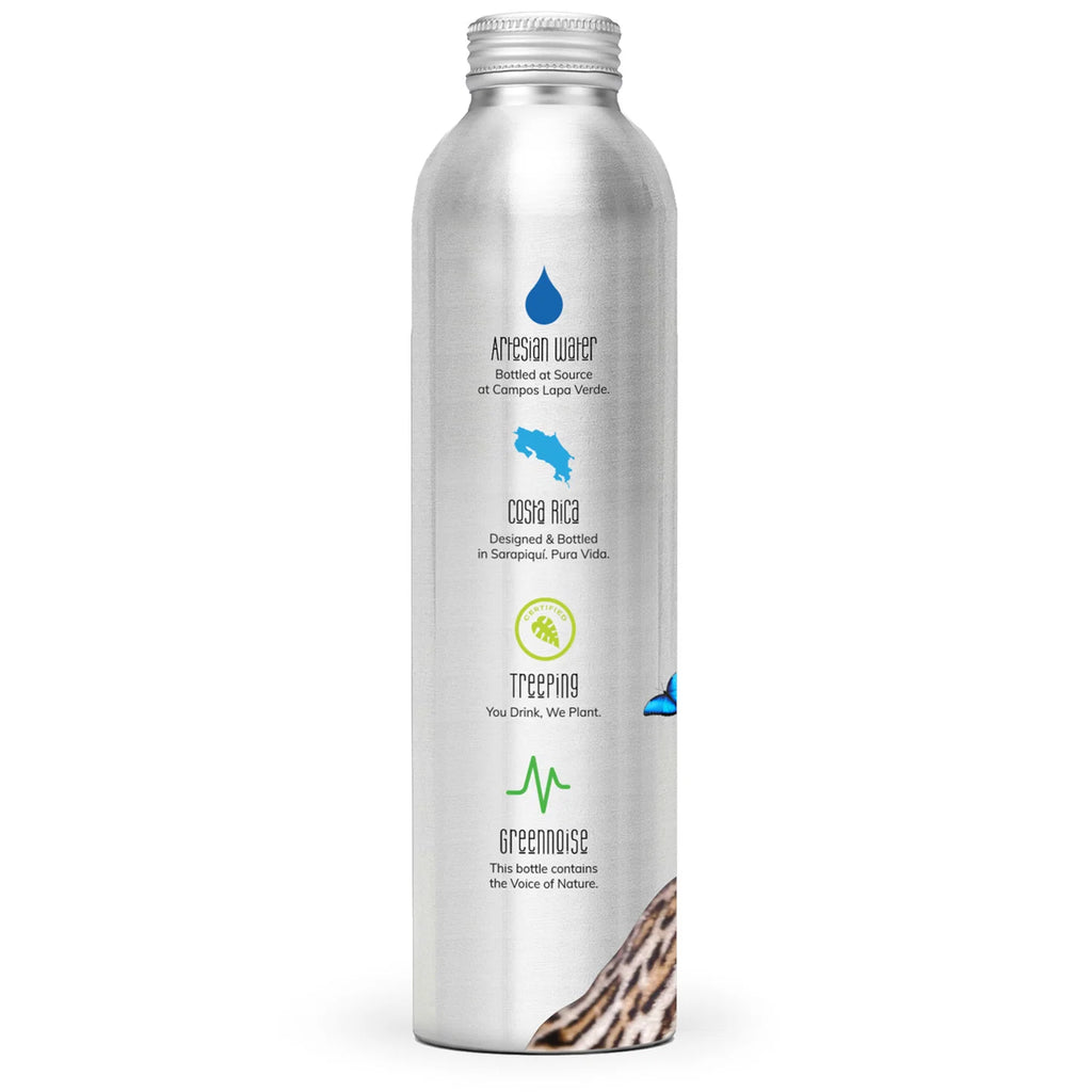 Artisanal Aluminum Bottled Water RainForest Water 750ml