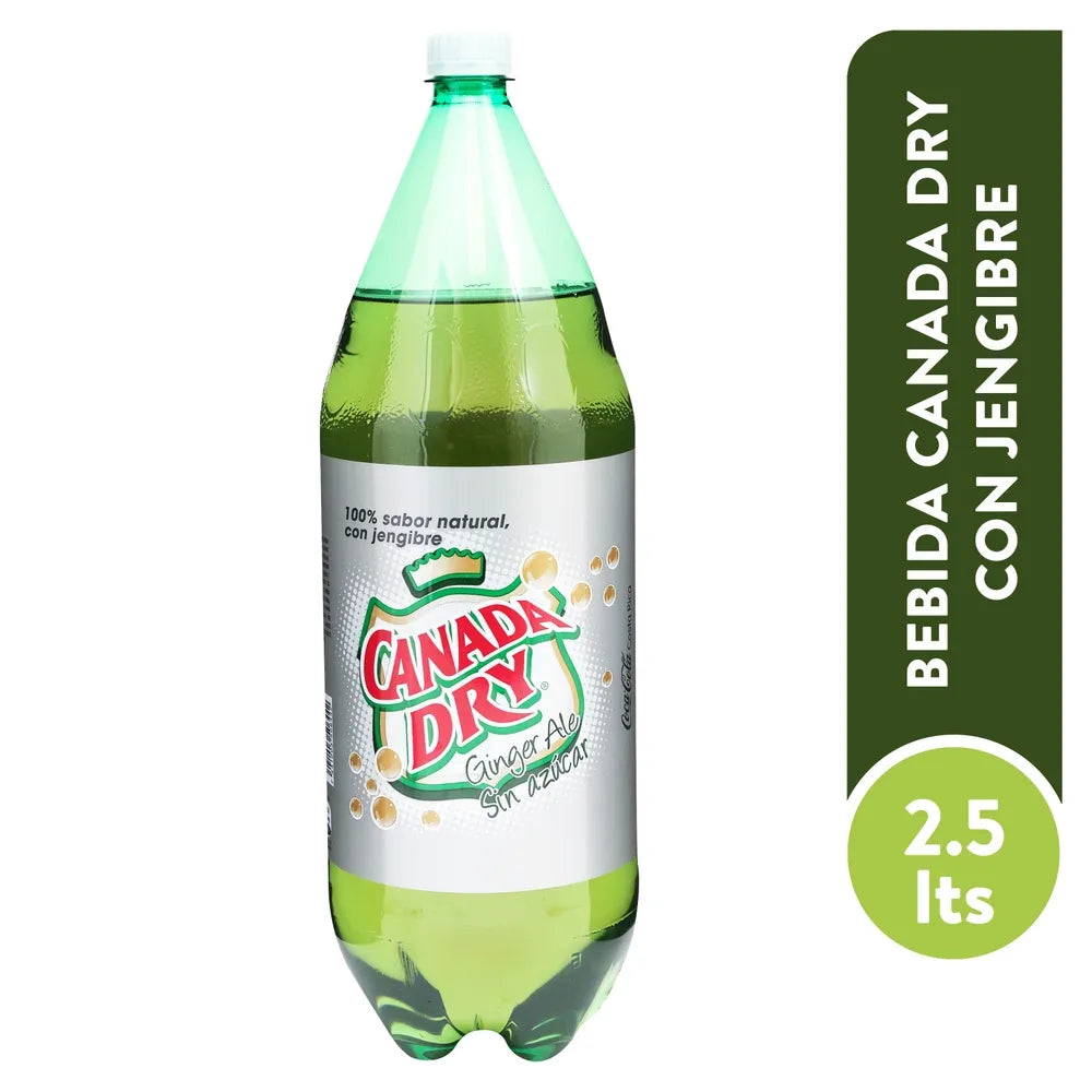 Canada Dry Zero Sugar Ginger Ale 2,5 L