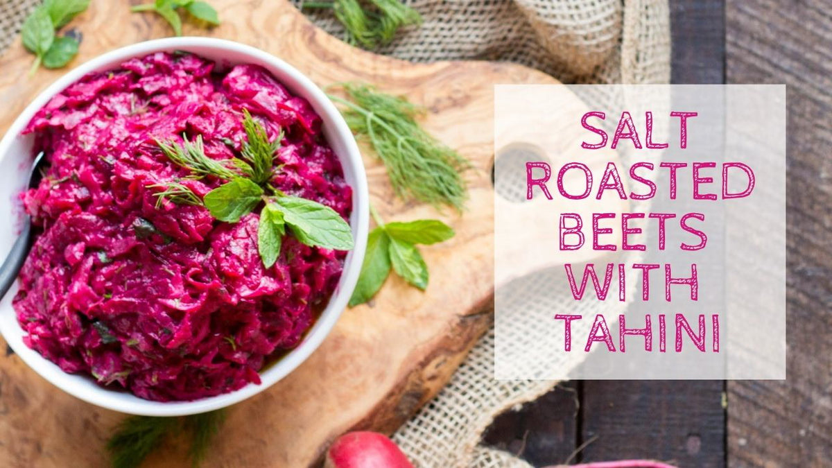 Saba Tahini With Beetroot