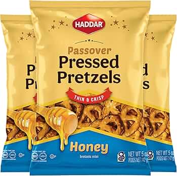 Hadas Passover Pressed Pretzels Thin & Crisp