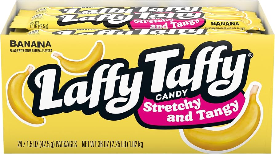 Laffy Taffy Candy Stretchy and Tangy Banana 1.5 oz