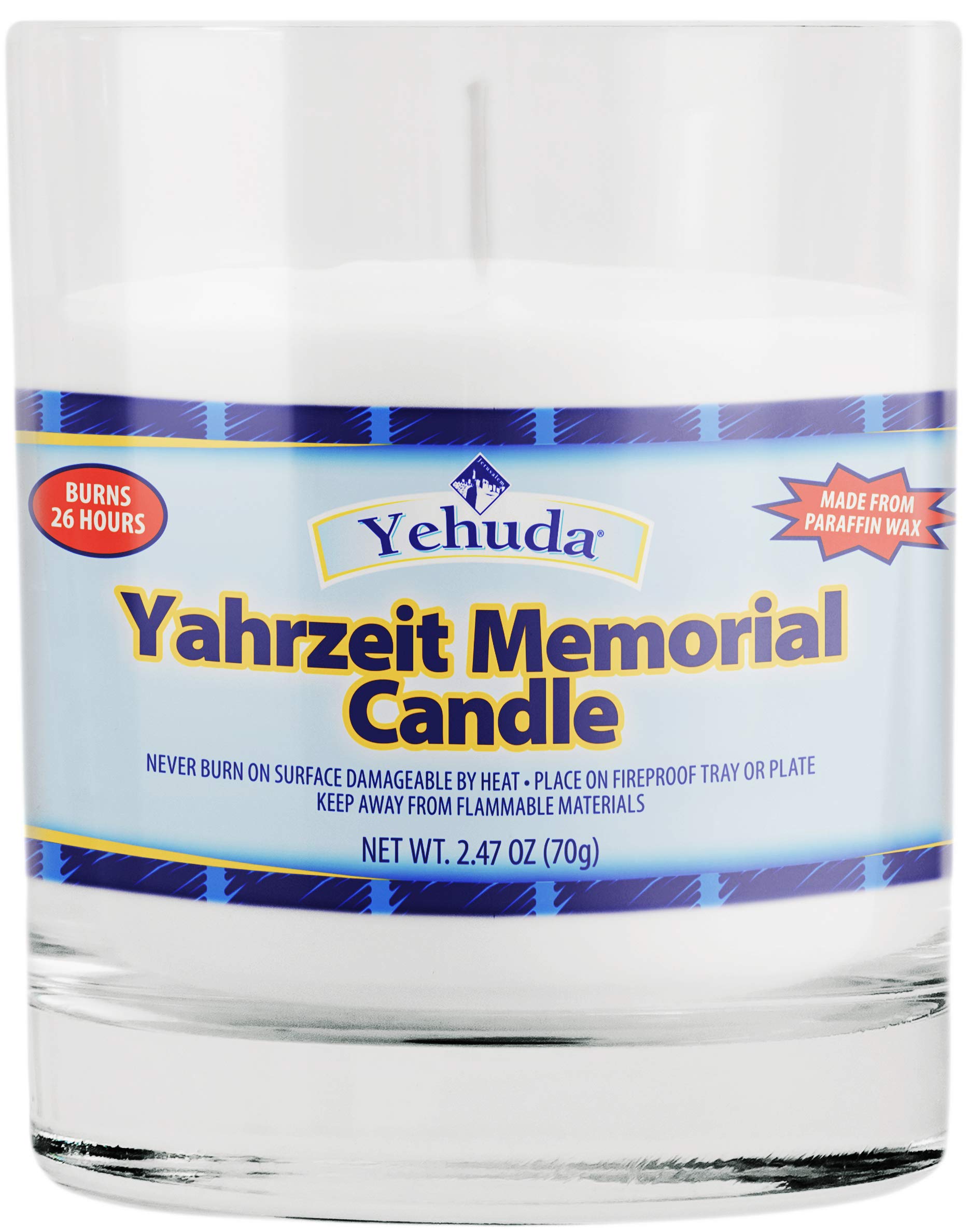 YEHUDA GLASS MEMORIAL TUMBLERS DE 24 HORAS.