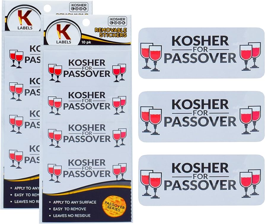 Etiquetas Kosher Kosher para Pésaj