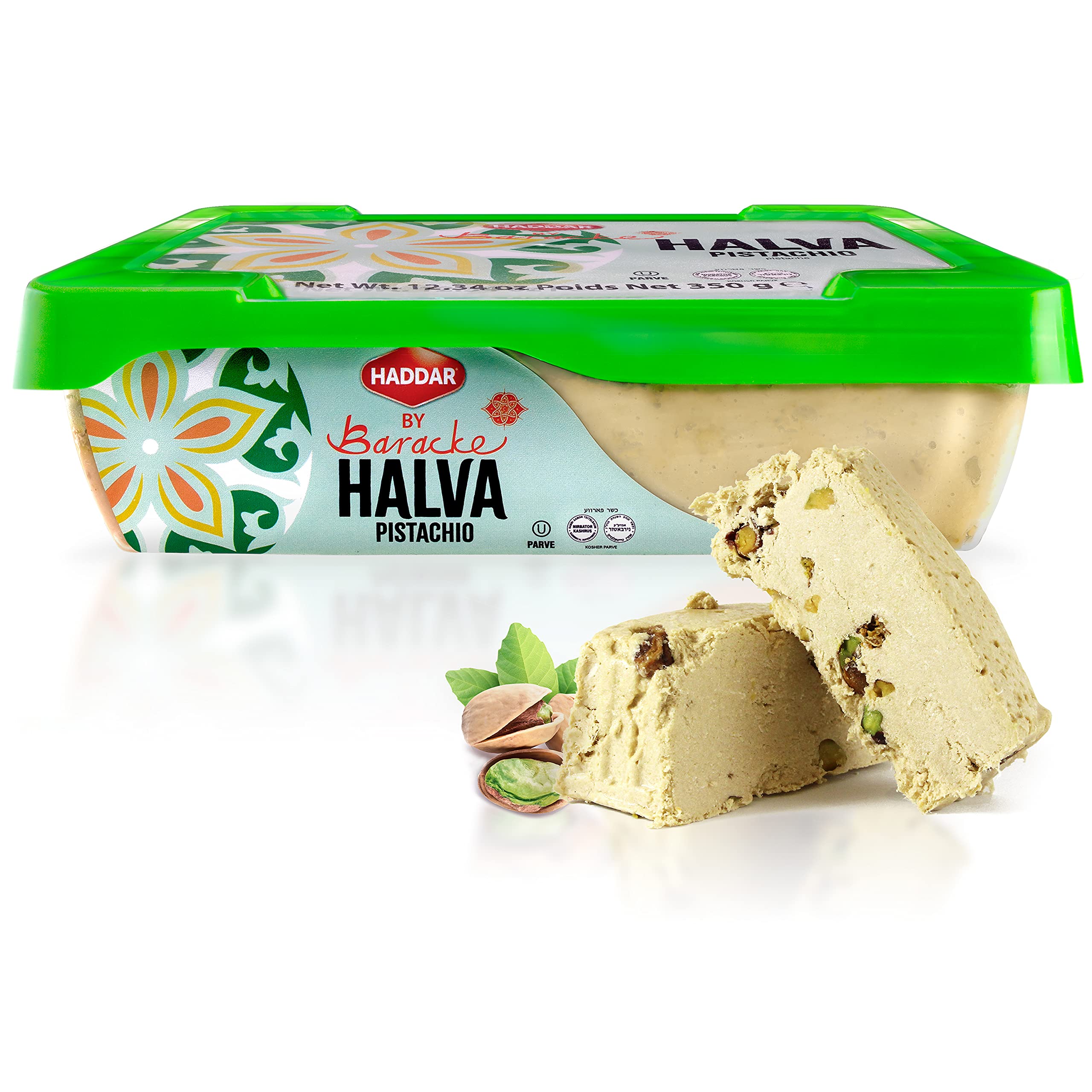 Haddar By Baracke Halva Pistachio 350g Kosher Parve