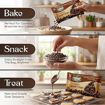 Landau Sweet Carob Chips Kosher Parve 340g