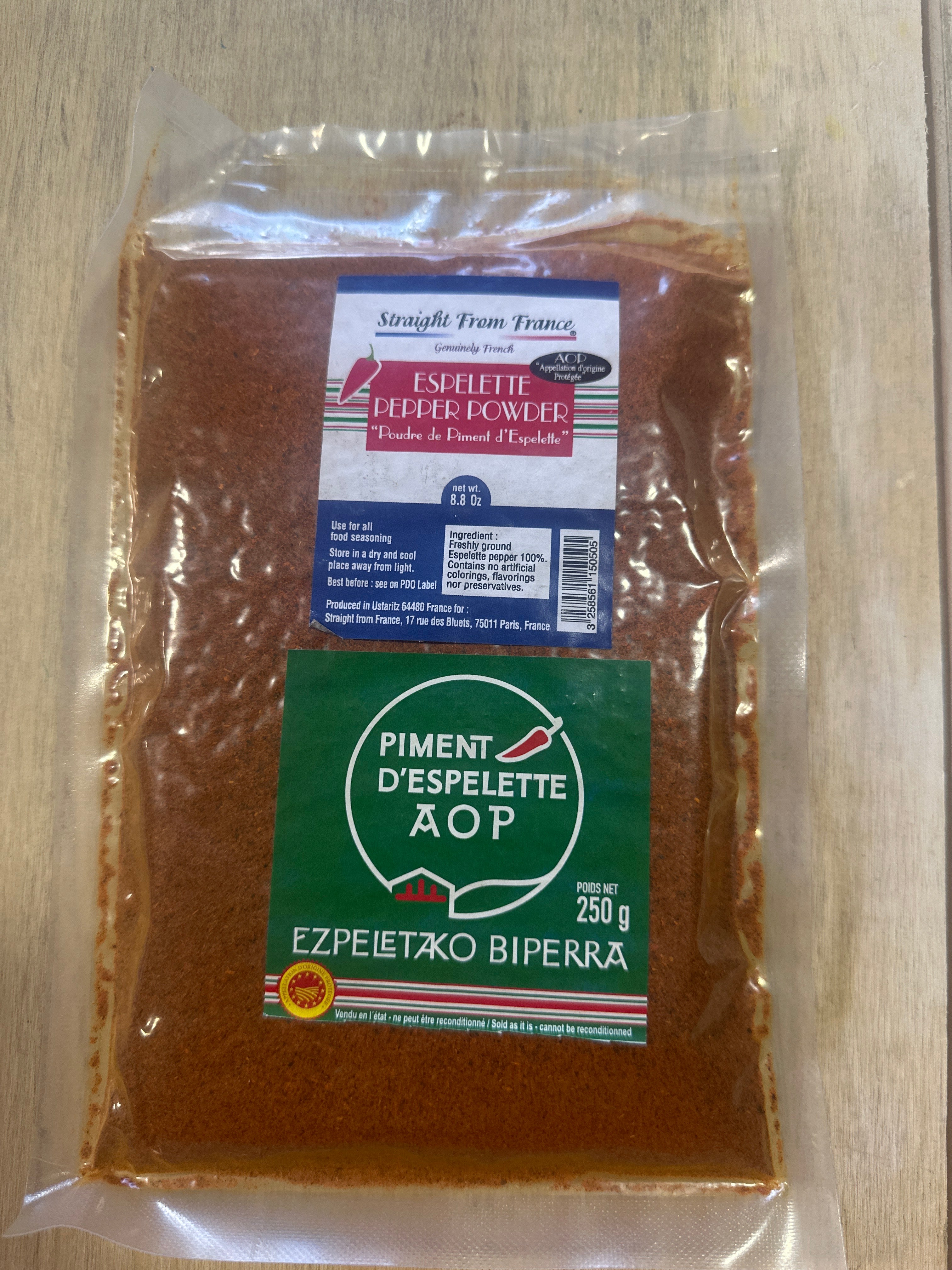 ESPELETTE PEPPER POWDER PIMIENT USTARITZ