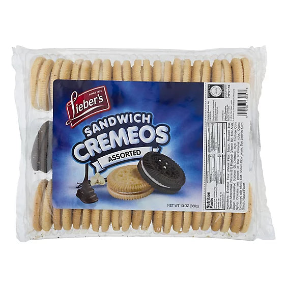 Lieber's Sandwich Cremeos Assorted 13 oz