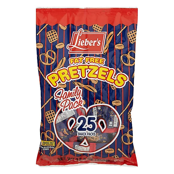 Lieber´s Pretzels Bretzels 25 Snacks Packs 350g