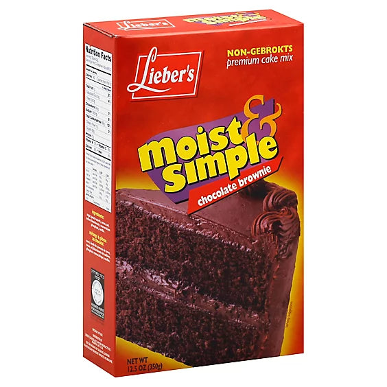 Brownie de chocolate simple y húmedo de Liebers