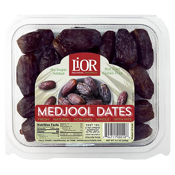LIOR MEDJ. DATES TRAY W/PIT DE 14.1 oz