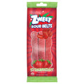Zweet Sour Belts Strawberry Kosher Parve 7oz