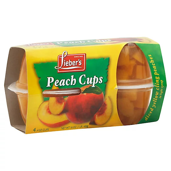 Liebers Peach Cups