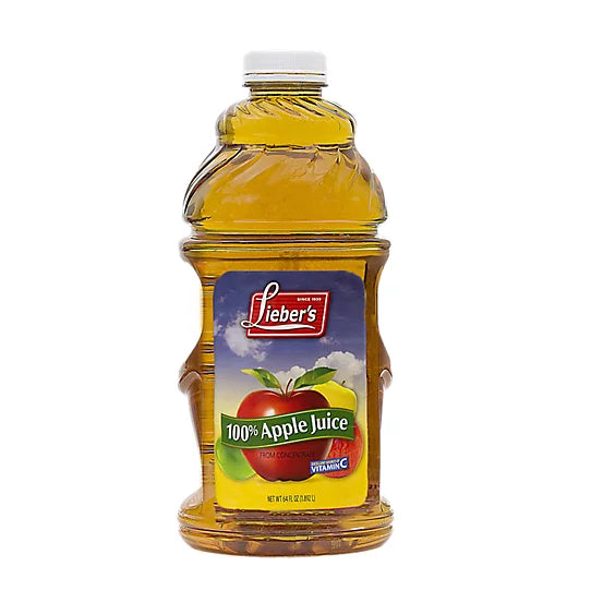 מיץ תפוחים 100% של ליברס, לא מרוכז