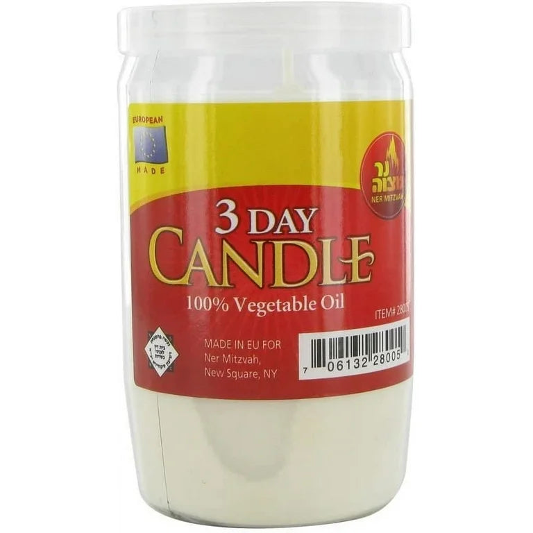 Ner Mitzva 3 Days Candle