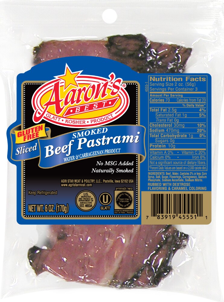 Smoked Sliced Beef Pastrami