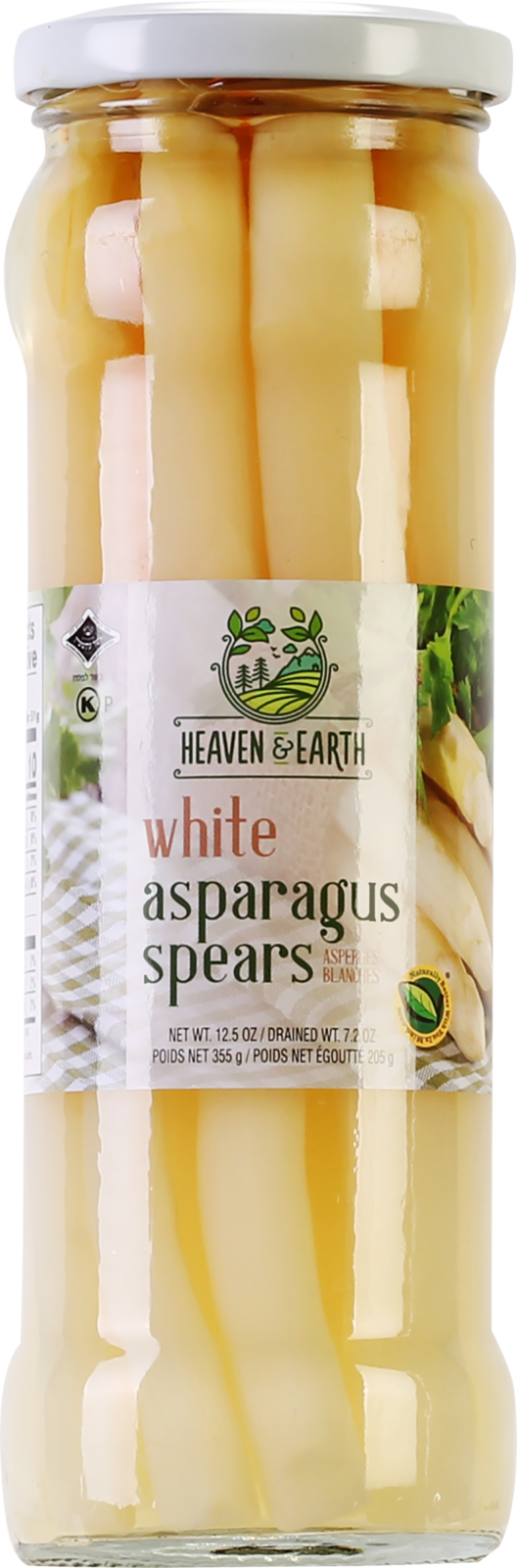 HEAVEN & EARTH WHITE ASPARAGUS 12.05 Oz