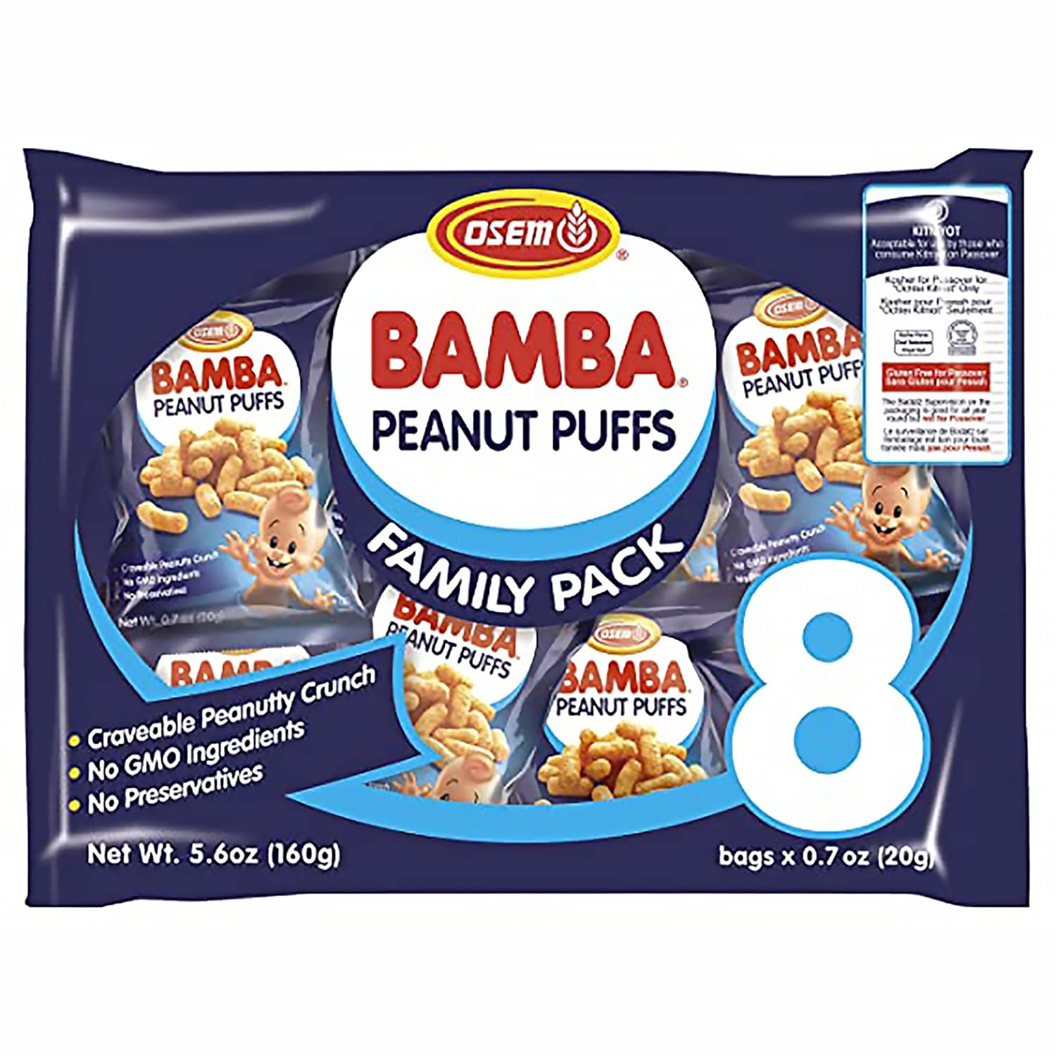 Osem MULTIPACK BAMBA FAMILY 8 UNID